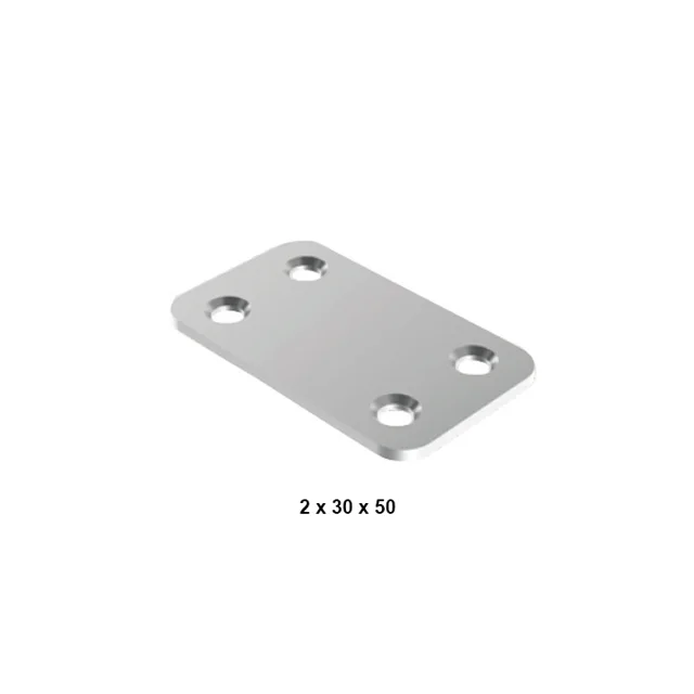 Metal Düz Gönye (2 x 30 x 50 )