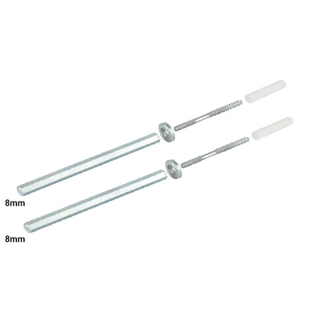 Metal Gizli Raf Tutucu (18 mm Sunta)
