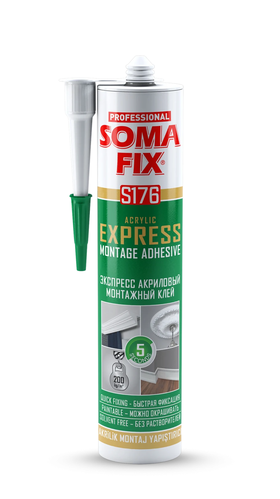 SOMAFİX AKRİLİK EKSPRES MONTAJ YAPIŞTIRICI - S176