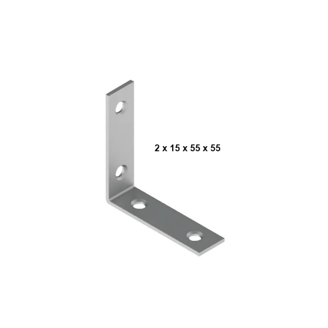 Metal L Gönye (2 x 15 x 55 x 55 )