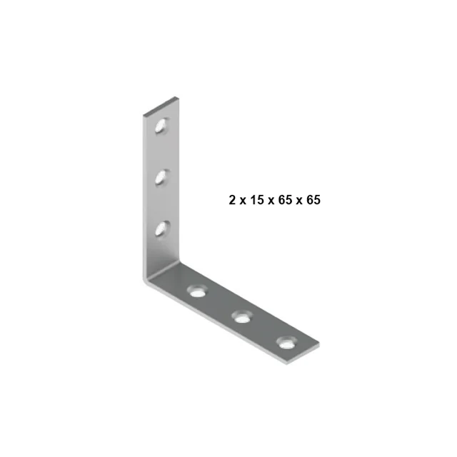Metal L Gönye (2 x 15 x 65 x 65 )