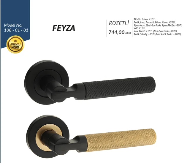 Feyza Kapı Kolu Rozetli
