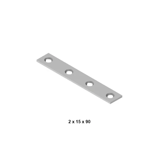 Metal Düz Gönye (2 x 15 x 90 )