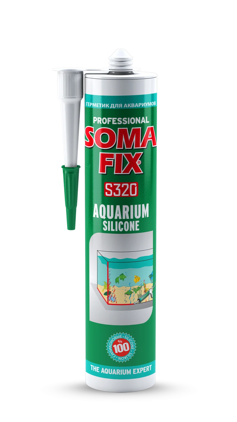 Silikon hermetik — SOMAFIX S320 · Akvarium üçün