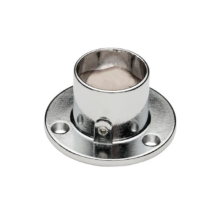 Hanging rail flange · Round, Long, Screw fixing, Ø25
