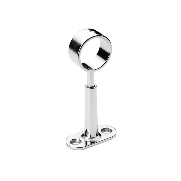 Hanging rail flange · Round, With base, Adjustable, Q25