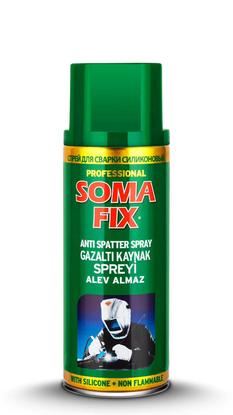 MIG/MAG welding spray — SOMAFIX S25 · With silicone
