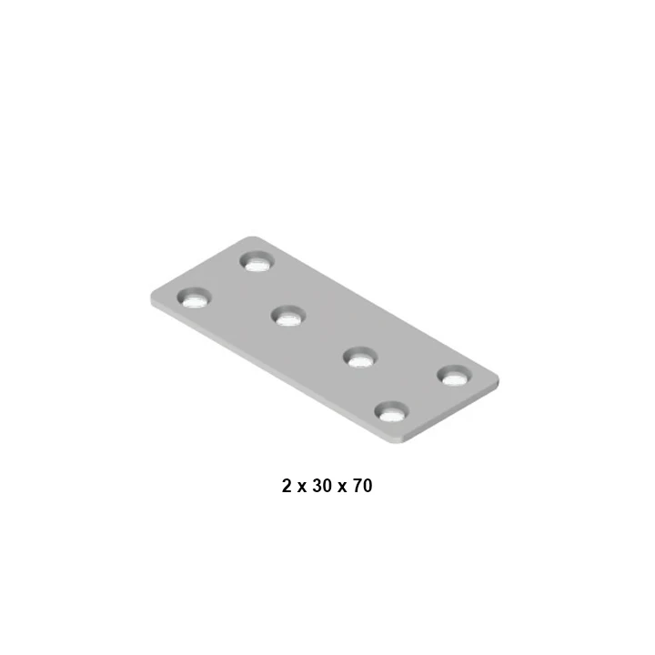 Angle bracket · Metal, Flat, 2 × 30 × 70