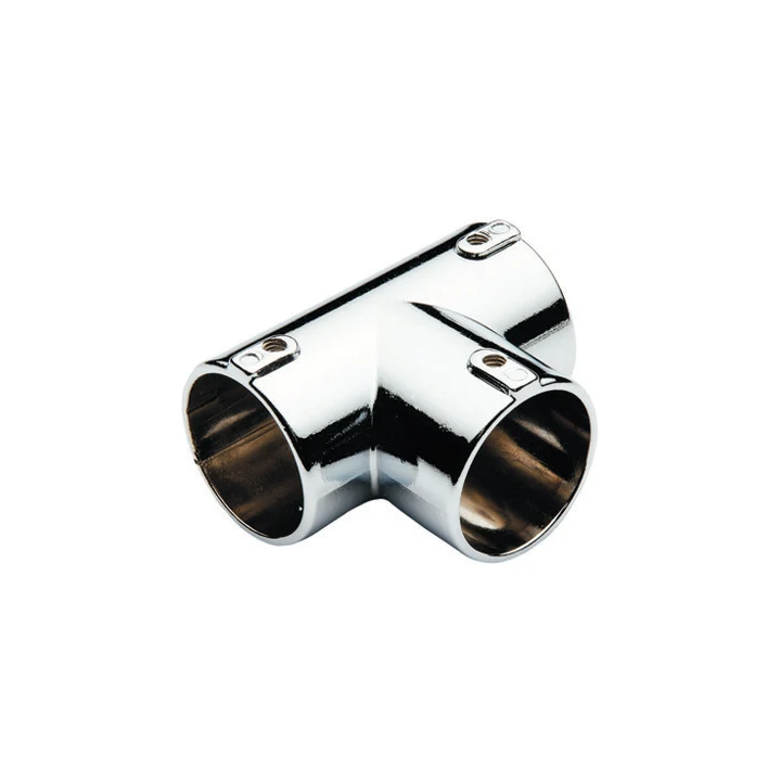 Hanging rail flange — T · Screw fixing, Ø25