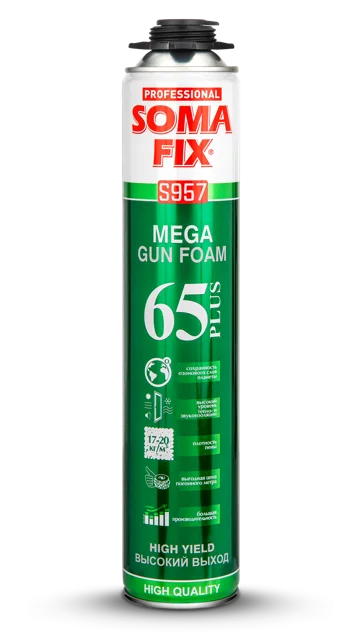 SOMAFİX MEGA PLUS TABANCALI POLİÜRETAN KÖPÜK - S957