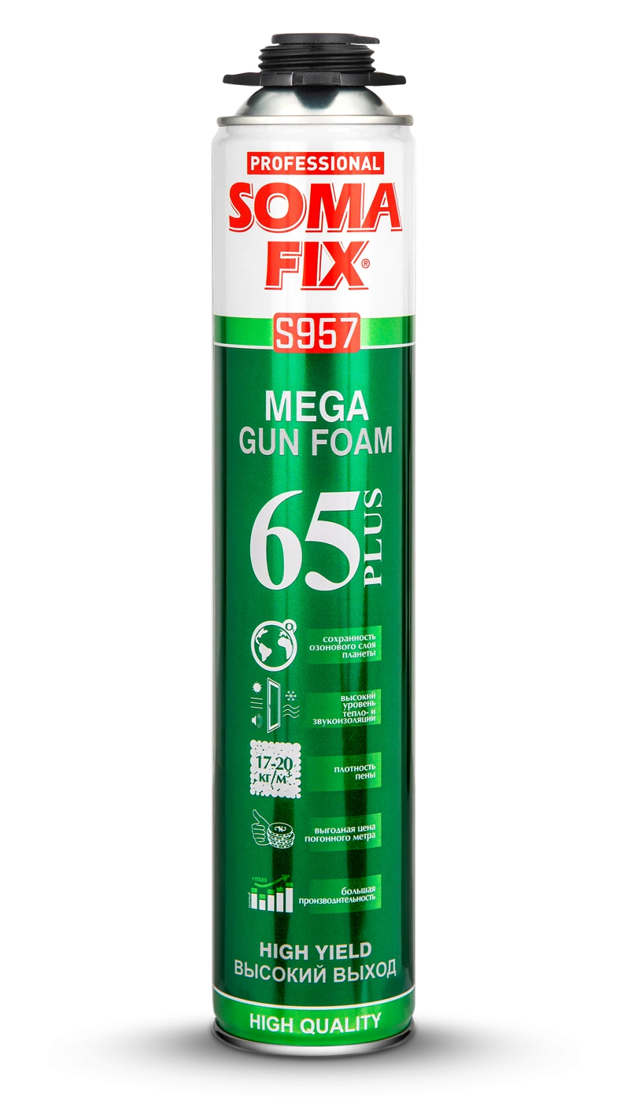 SOMAFİX MEGA PLUS TABANCALI POLİÜRETAN KÖPÜK - S957