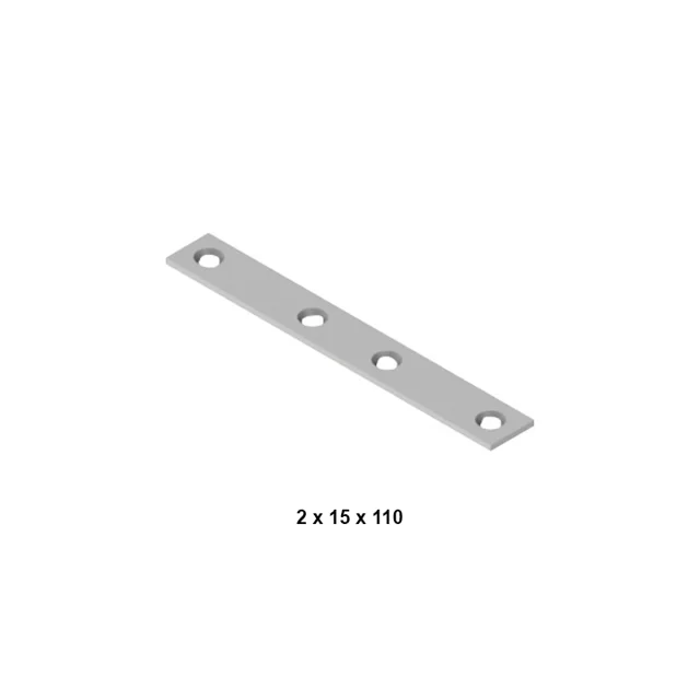 Metal Düz Gönye (2 x 15 x 110 )