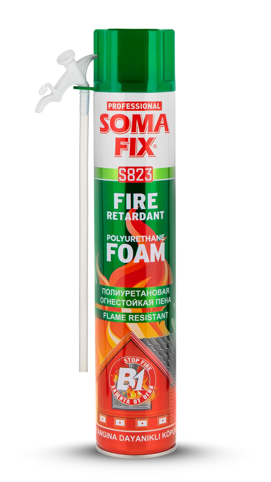 SOMAFİX YANGINA DAYANIKLI B1 POLİÜRETAN KÖPÜK-S823
