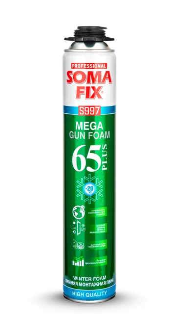 SOMAFİX MEGA PLUS TABANCALI KIŞLIK POLİÜRETAN KÖPÜK S997