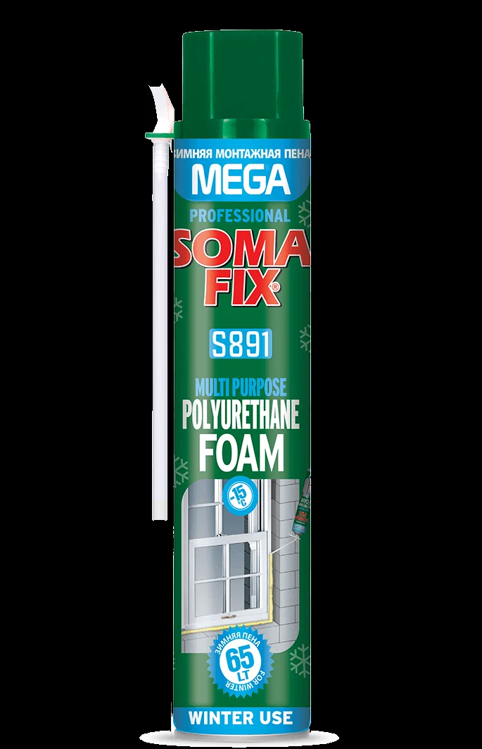 Полиуретанска пена — SOMAFIX Mega S891 · Зимска примена