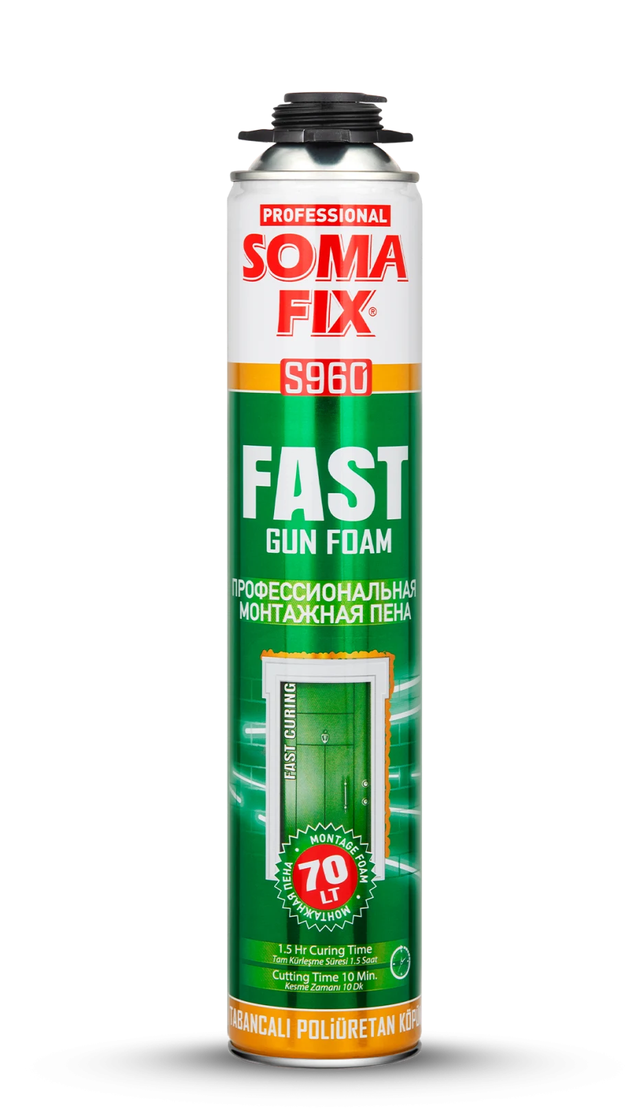 SOMAFİX FAST TABANCALI KÖPÜK-S960