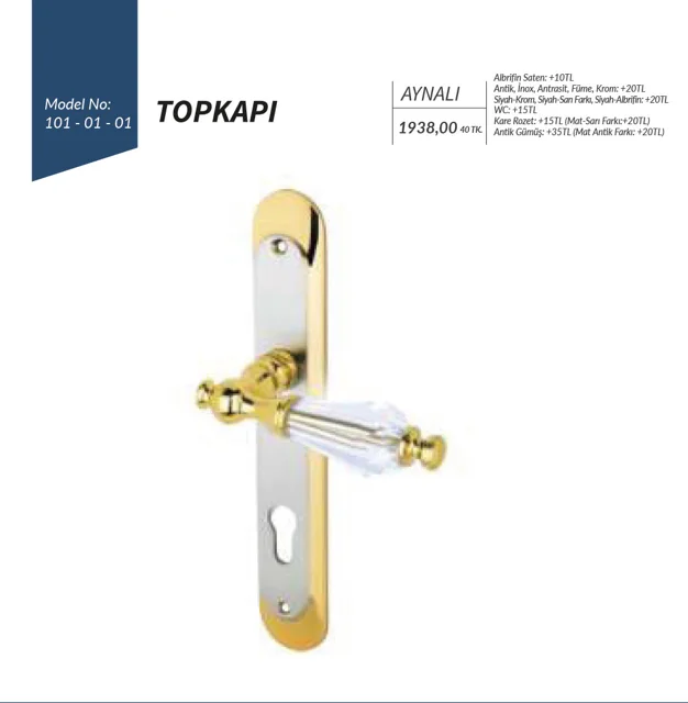 Topkapı Kapı Kolu Aynalı