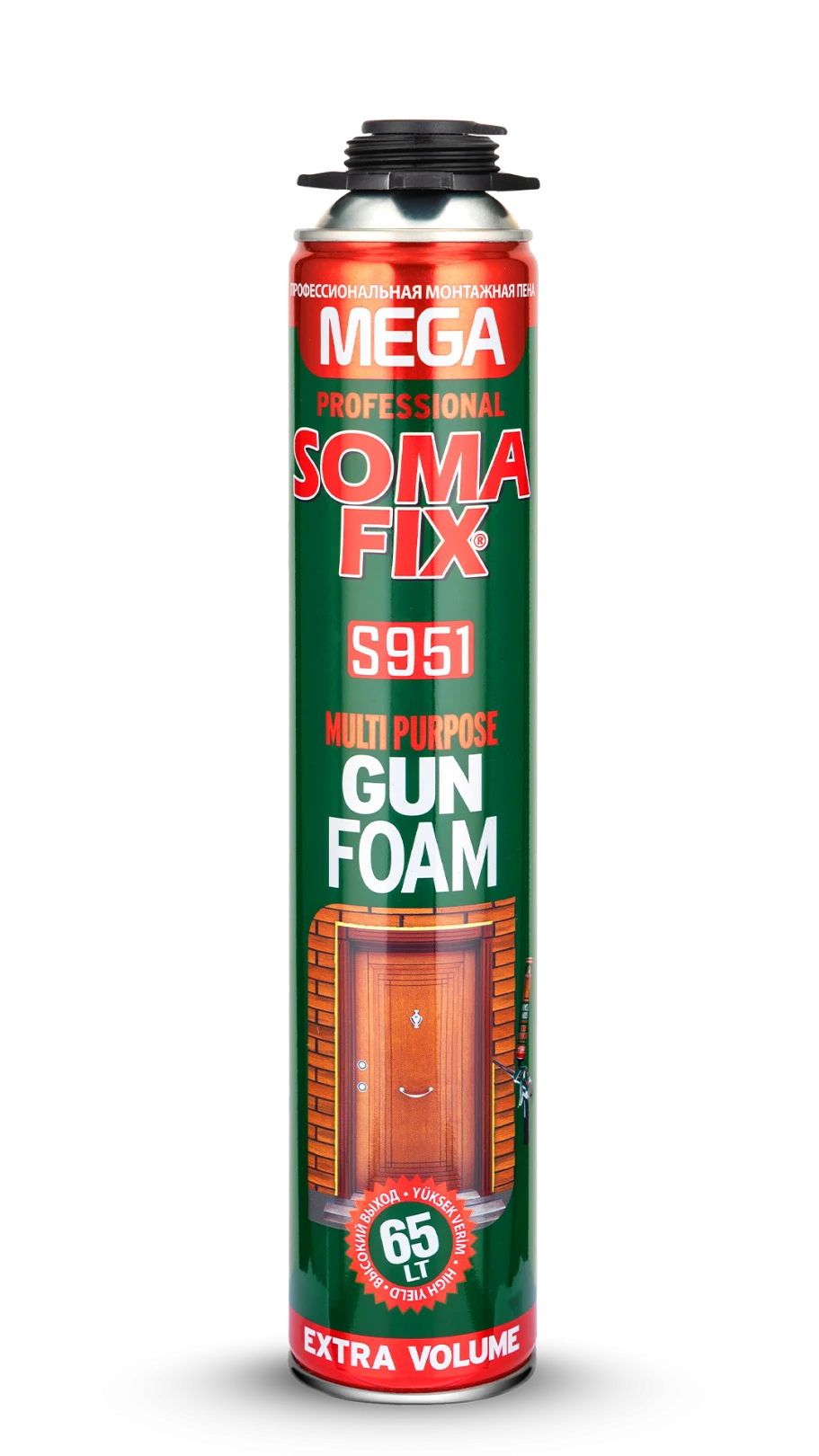 SOMAFİX MEGA ÇOK AMAÇLI TABANCALI POLİÜRETAN KÖPÜK - S951