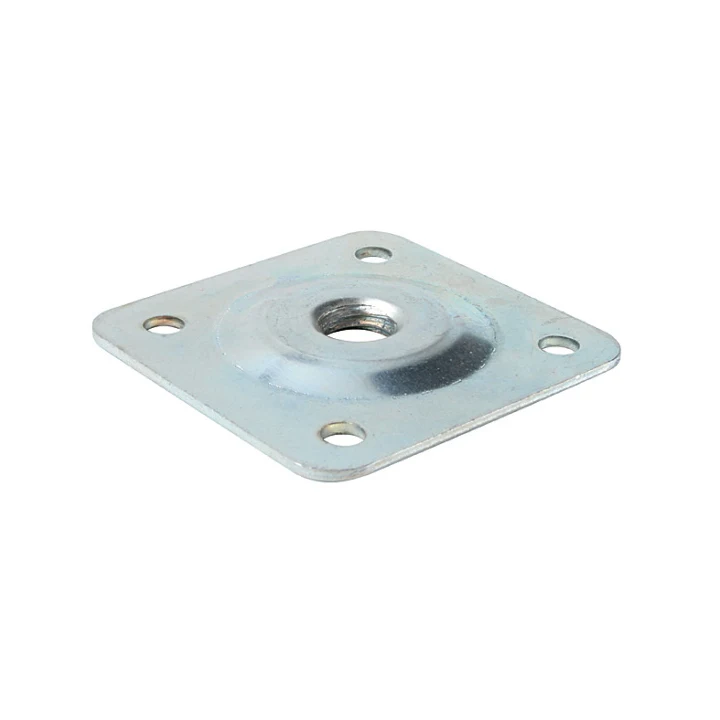 صفيحة ربط الأرجل · مربع, M8 × 50 × 50