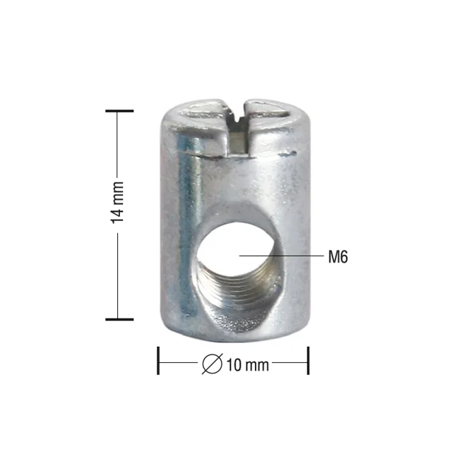 Silindir Somun M6 (10×14)