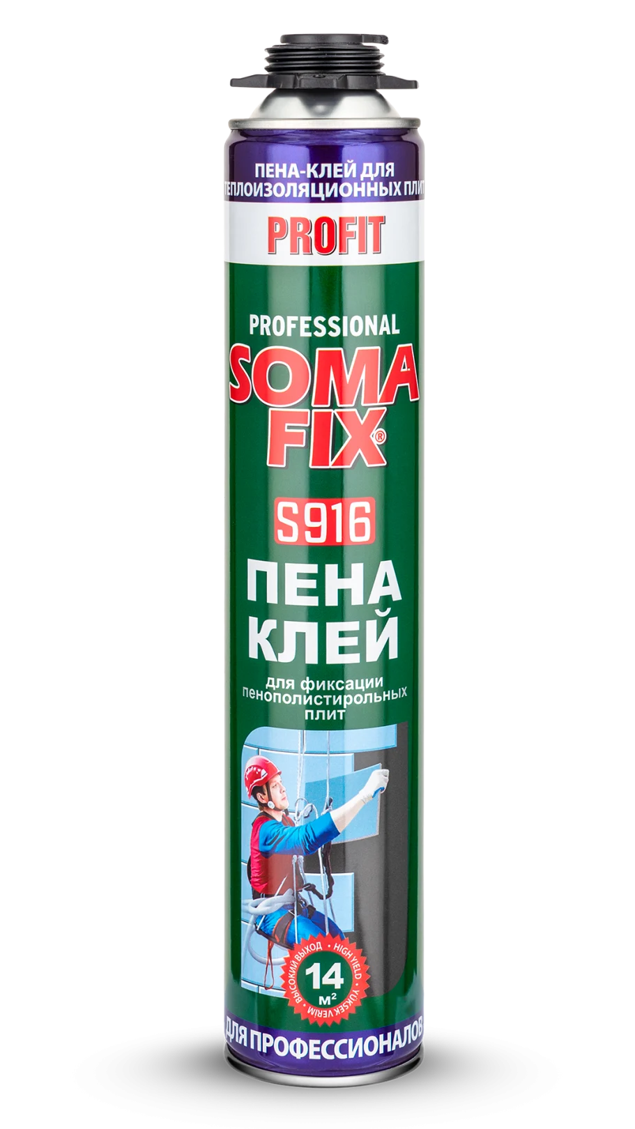 Леплива пена — SOMAFIX Profit S916 · За пиштол, EPS / XPS изолација