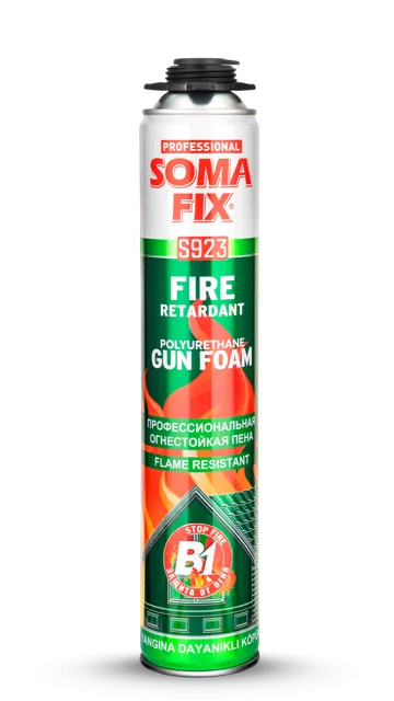 SOMAFİX YANGINA DAYANIKLI B1 TABANCALI POLİÜRETAN KÖPÜK S923