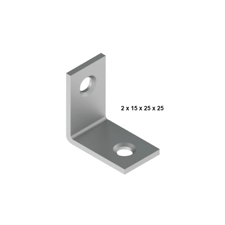 نبشی اتصال — L · فلز, 2 × 15 × 25 × 25
