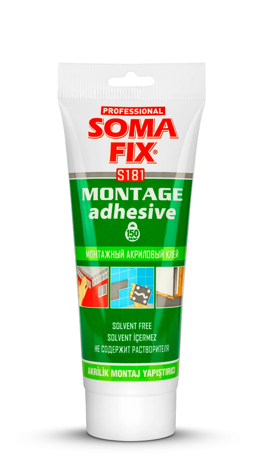 SOMAFİX AKRİLİK MONTAJ YAPIŞTIRICI - S181