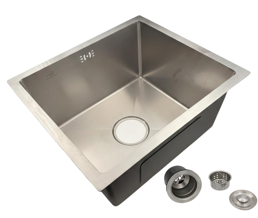 Compact 40X45 cm Inox Mutfak Evyesi – SUS304 Paslanmaz Çelik | 1 mm Kalınlık | Ankastre Evye