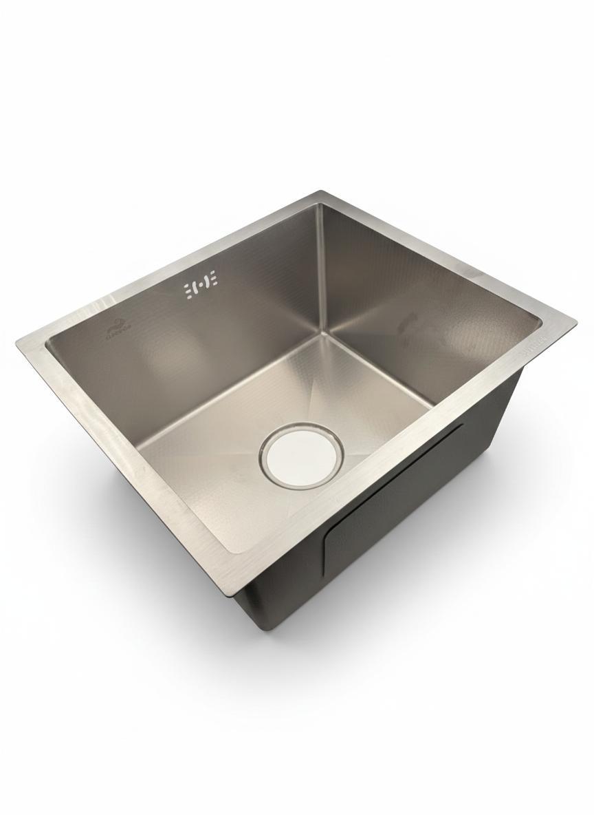 Compact 40X50 cm Inox Mutfak Evyesi – SUS304 Paslanmaz Çelik | 1 mm Kalınlık | 20 cm Derin Hazne