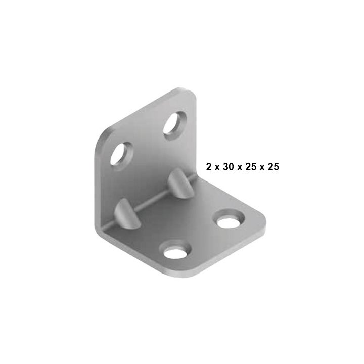 Metal L Gönye  (2  x 30 x 25 x 25 )